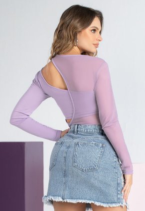 Camibuzo Mujer Lila Mp 102836