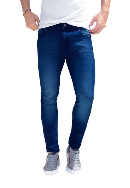 Jeans Para Hombre Azul MP