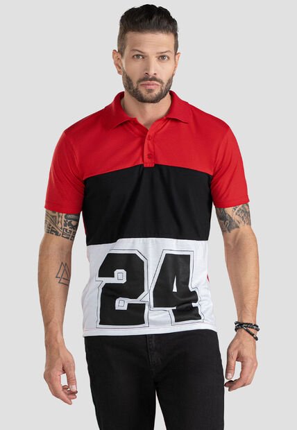 Polo Hombre Multicolor Mp 101104