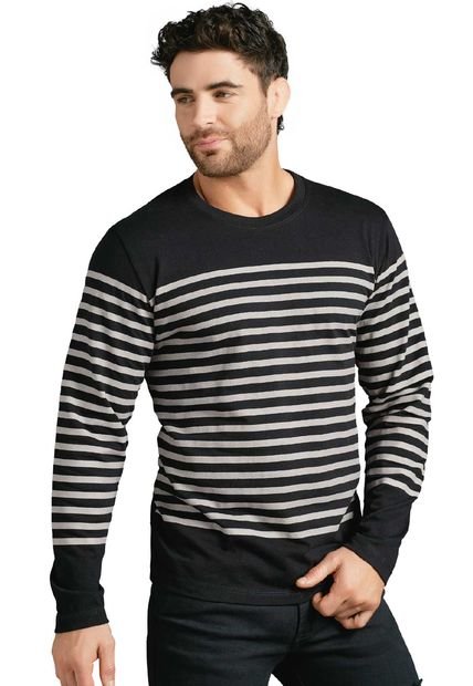 Camibuzo Hombre Negro Mp 76250