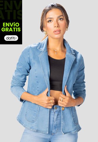 Chaqueta Mujer Azul Mp 108278 MP