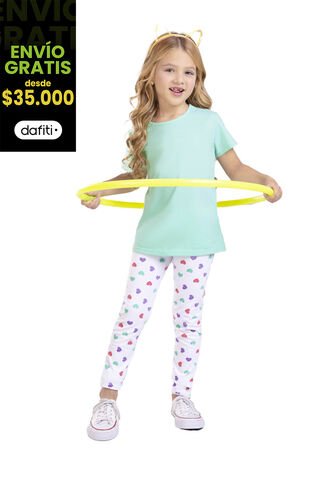 Legging Paq X2 Infantil Multicolor Mp 4133 MP