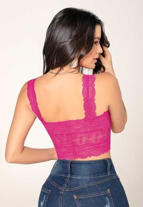 Crop Top Mujer Fucsia Mp 92547