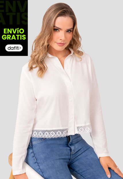 Camisa Mujer Crudo Mp 105149