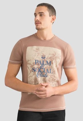 Camiseta Hombre Chocolate Mp 112552