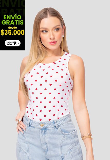 Blusa Paq X2 Mujer Estampado Mp 106616