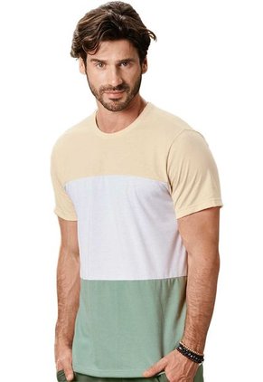 Camiseta Para Hombre Caqui MP