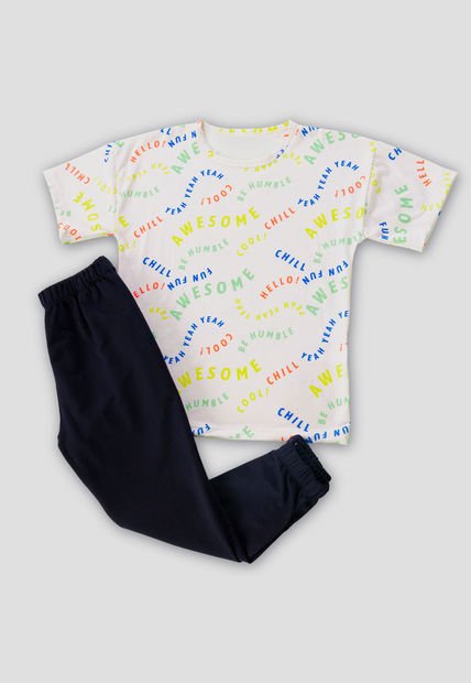 Conjunto Infantil Masculino Multicolor Mp 101203