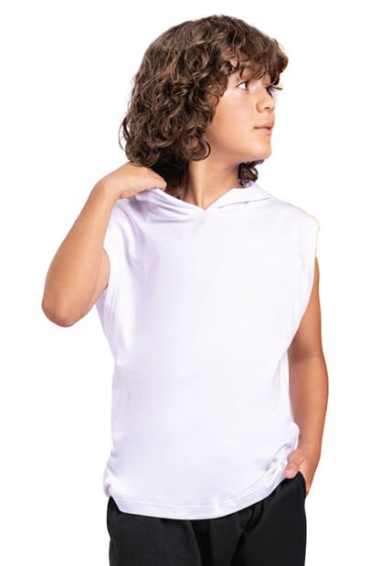 Camiseta Infantil Masculino Blanco Mp 3803