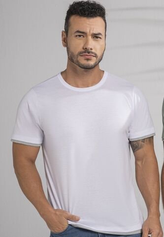 Camiseta Hombre Blanco Mp 389 MP