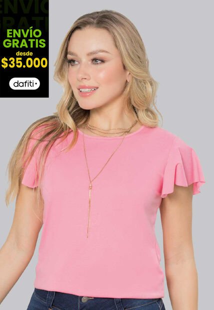 Blusa Mujer Rosado Mp 68386