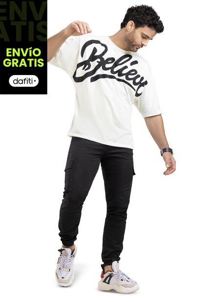 Camiseta Hombre Marfil Mp 5826