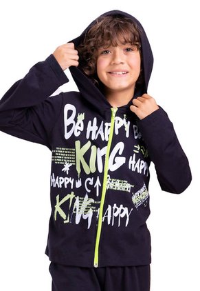 Chaqueta Infantil Masculino Negro Mp 3150