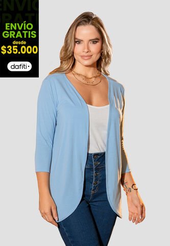 Cardigan Mujer Azul Claro Mp 105844 MP