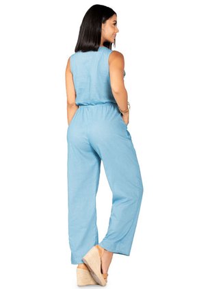 Enterizo Largo Mujer Azul Mp 5011