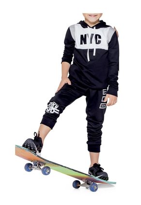 Conjunto Negro Blanco MP