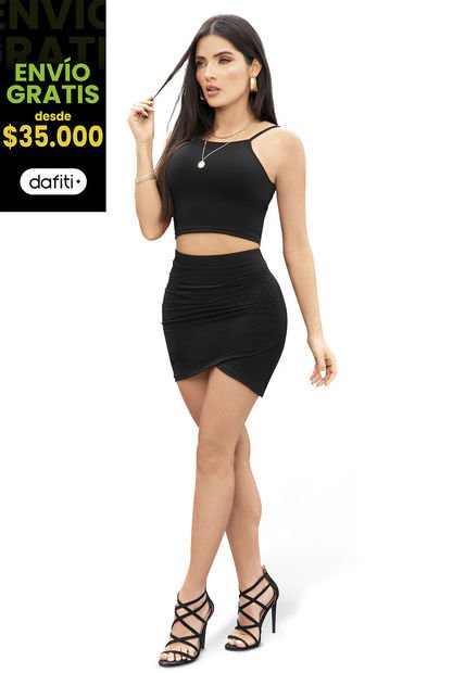 Conjunto Mujer Negro Mp 6585