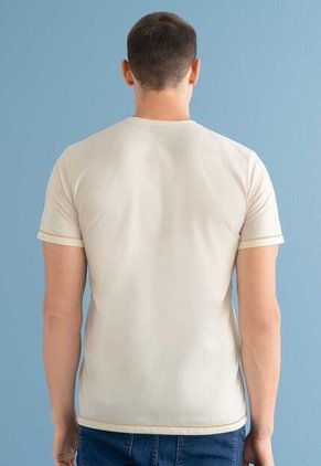 Camiseta Hombre Crema Mp 112553