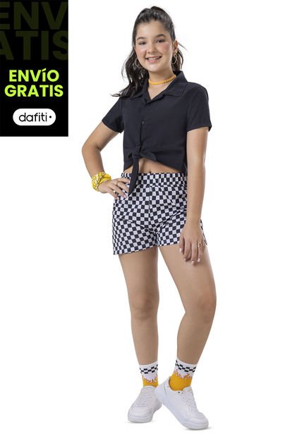 Conjunto Infantil Bebés Negro Mp 4370