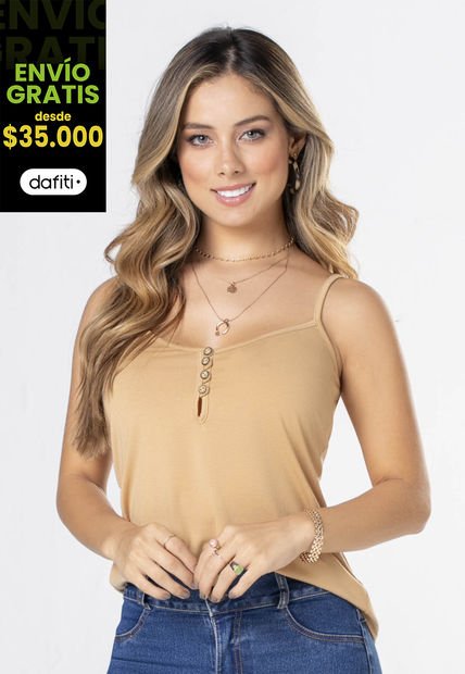 Blusa Mujer Caramelo Mp 9684