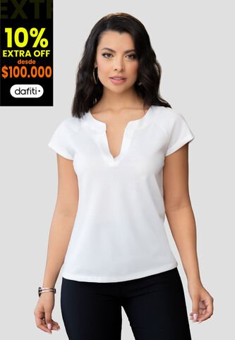 Blusa Mujer Blanco Mp 104190 MP