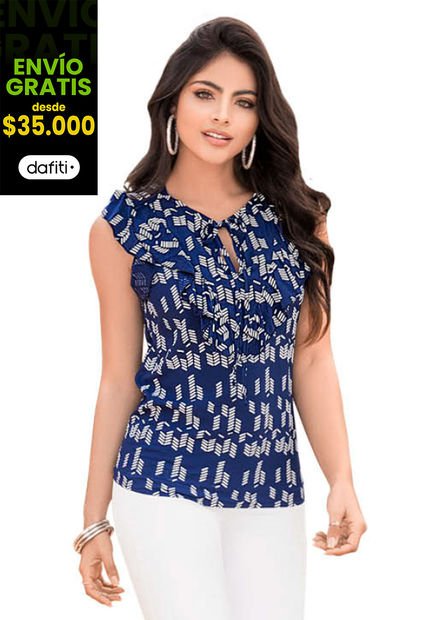 Blusa Mujer Multicolor Mp 79424