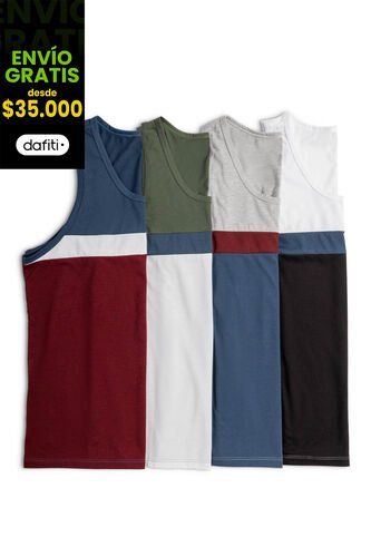 Camisilla Masculino Verde Militar Mp 96536 MP