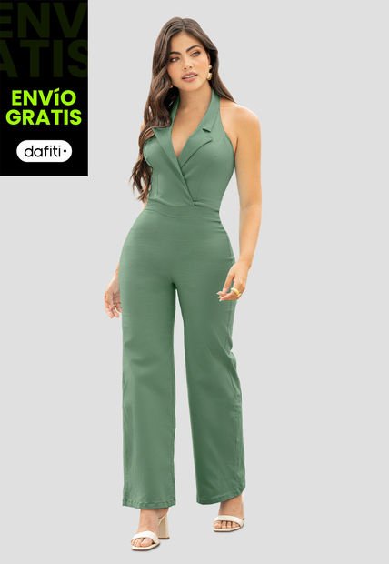 Enterizo Largo Mujer Aceituna Mp 110697