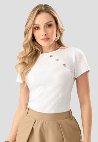 Blusa Mujer Blanco Mp 112246 MP