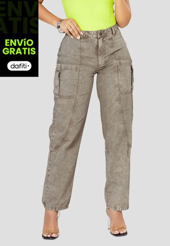 Jean Mujer Taupe Mp 100398 MP