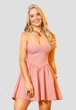 Vestido Corto Mujer Rosa Polvo Mp 114279 de MP