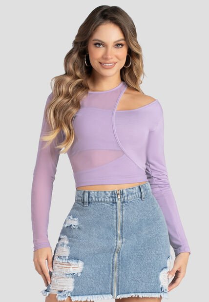 Camibuzo Mujer Lila Mp 102836