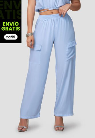 Pantalón Mujer Azul Mp 104022 MP