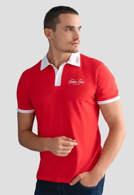 Polo Hombre Rojo Mp 112551