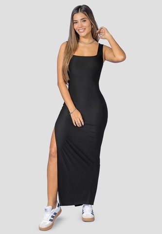 Vestido Largo Mujer Negro Mp 114381 MP