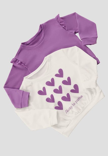 Buzo Paq X2 Infantil Femenino Multicolor Mp 100511