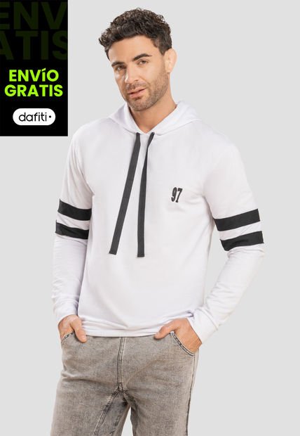 Buzo Hombre Blanco Mp 104101