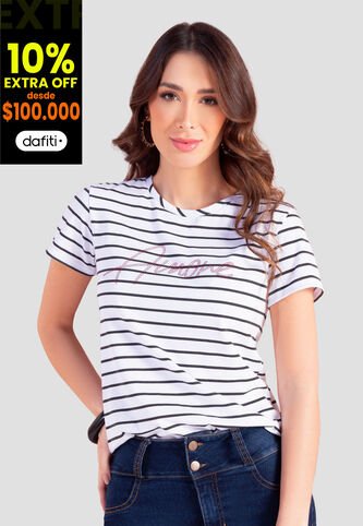 Camiseta Mujer Blanco Mp 103979 MP
