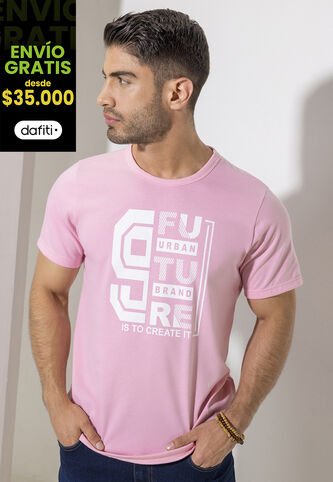 Camiseta Hombre Rosado Mp 2144 MP