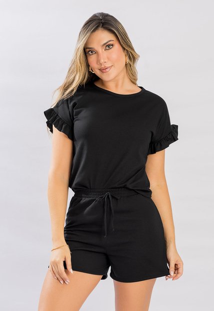 Conjunto Mujer Negro Mp 110194