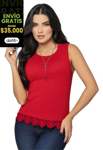 Camiseta Mujer Rojo Mp 7747 MP