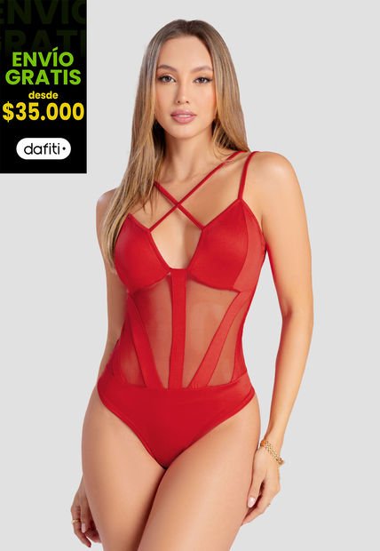 Body Mujer Rojo Mp 104008