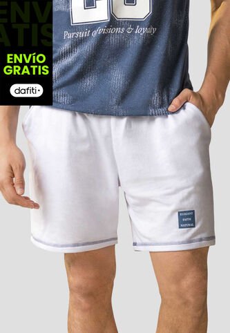 Bermuda Hombre Blanco Mp 113604 MP