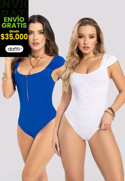Body Paq X2 Mujer Blanco Mp 103985