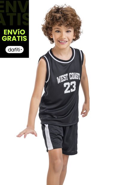 Conjunto Infantil Negro Mp 4804