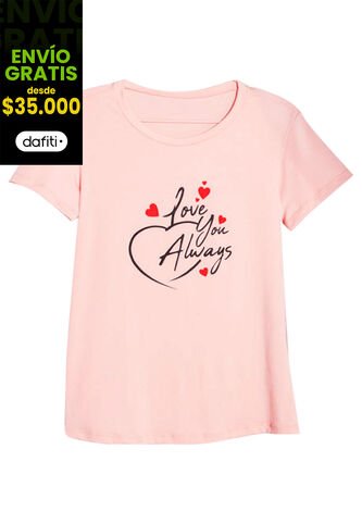 Camiseta Mujer Rosa Mp 5298 MP