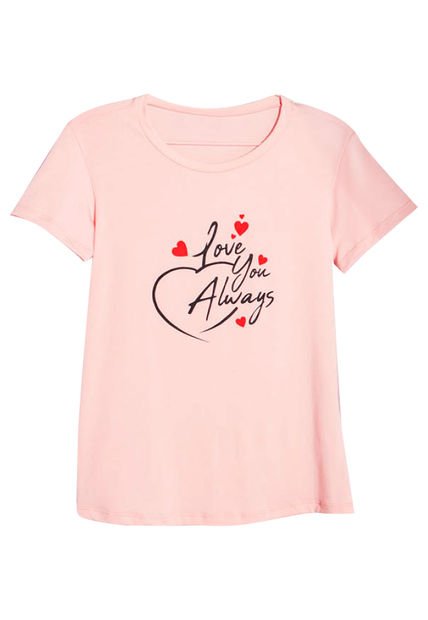 Camiseta Mujer Rosa Mp 5298