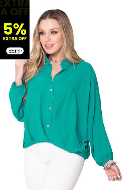 Camisa Mujer Verde Mp 868