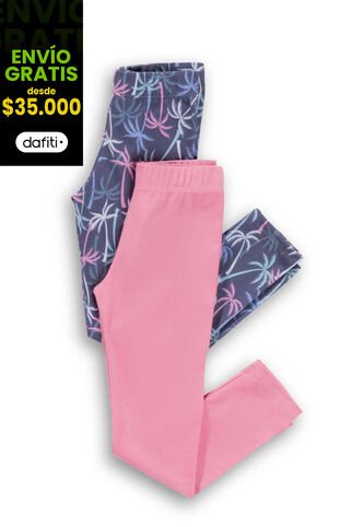 Legging Paq X2 Infantil Multicolor Mp 2170 MP