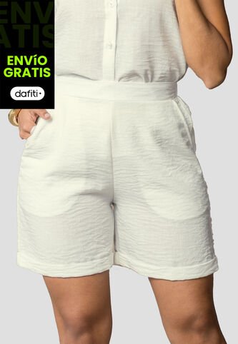 Bermuda Mujer Marfil Mp 113569 MP